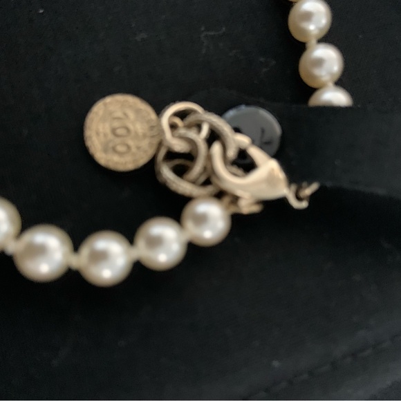 CHANEL Chanel Necklace Pearl CC 100th Anniversary 44cm w/Box Limited AUTHENTIC - Picture 3 of 4